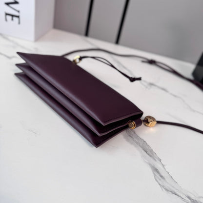 Loewe Joya Pouch Burgundy Calfskin 289461