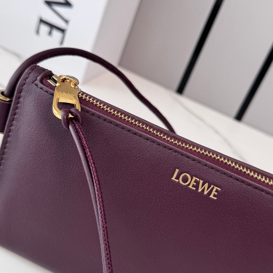 Loewe Joya Pouch Burgundy Calfskin 289461
