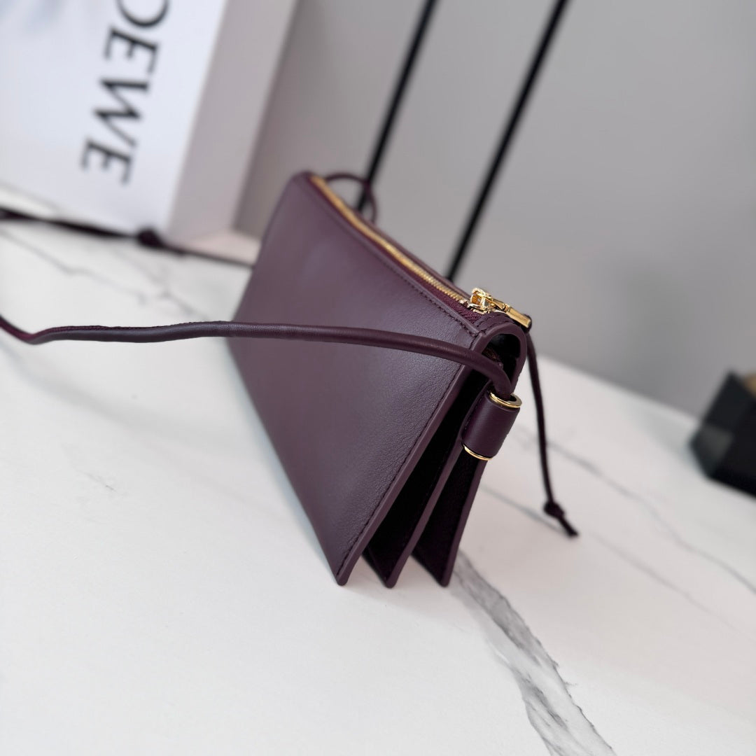 Loewe Joya Pouch Burgundy Calfskin 289461