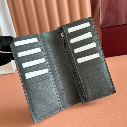 GG Supreme Long Passport Card Black Canvas