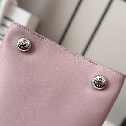 Loewe Small Pebble Hobo Light Pink Smooth Calfskin