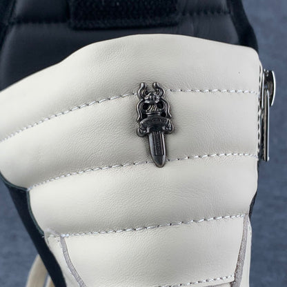 Chrome Hearts x Rick Owens Geobasket High 'Black'