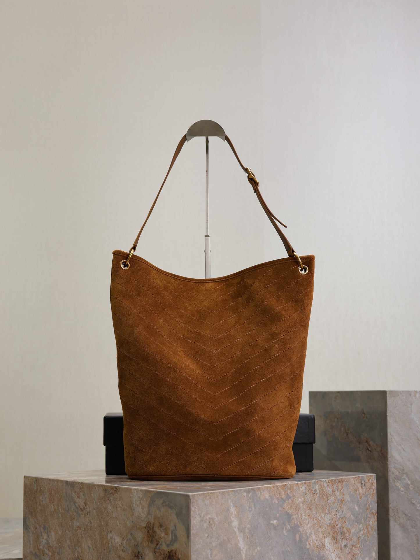 YSl Niki Supple Brown Suede