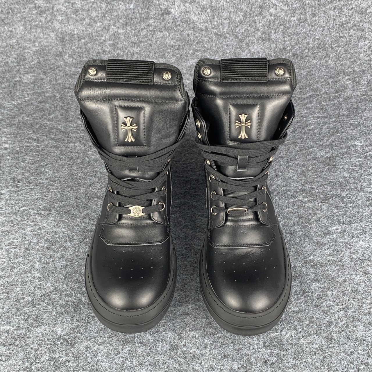 Chrome Hearts x Rick Owens Geobasket High 'Black'