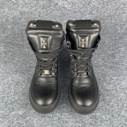 Chrome Hearts x Rick Owens Geobasket High 'Black'