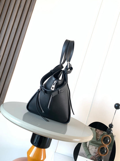 Loewe Hammock Bag 15 cm Black Calfskin
