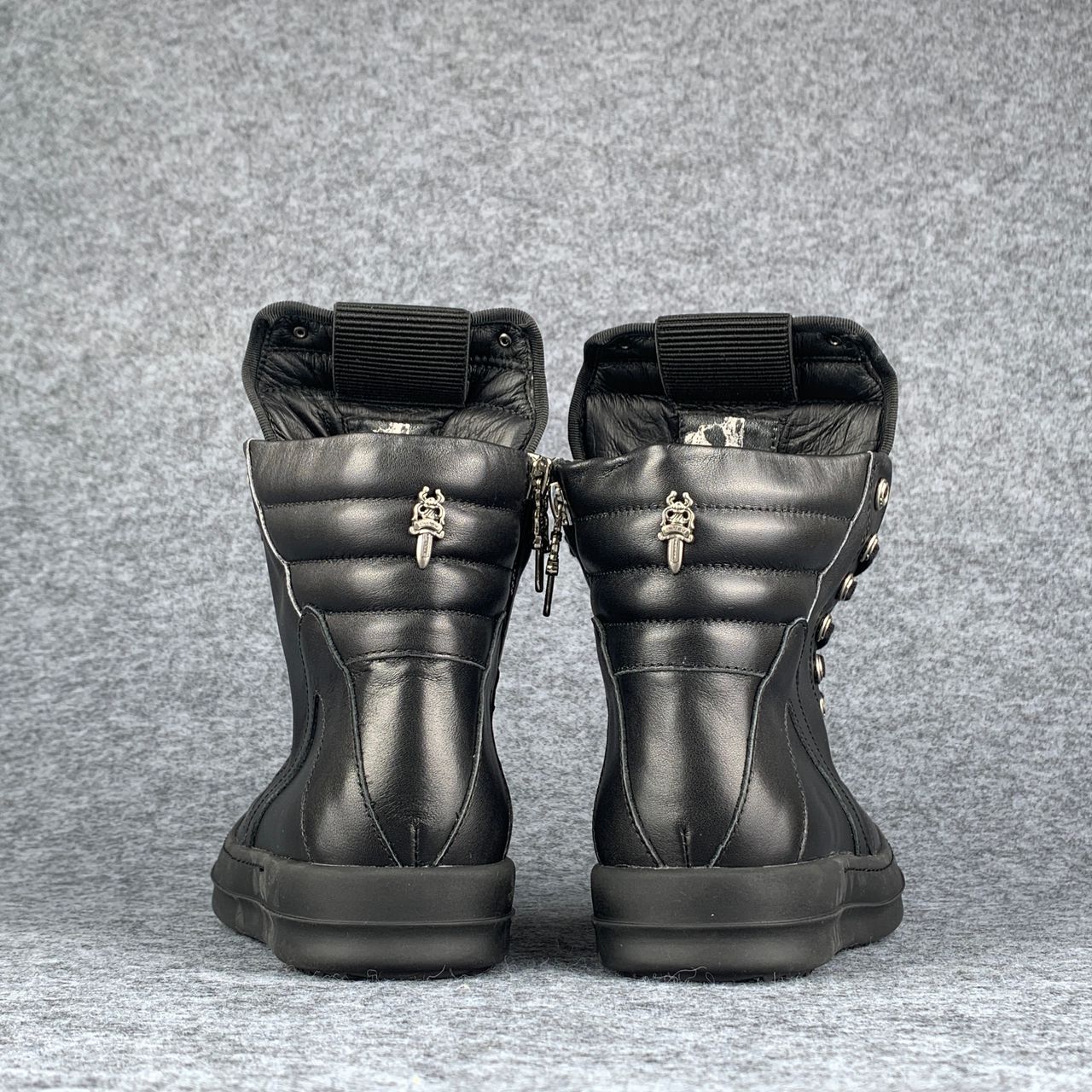 Chrome Hearts x Rick Owens Geobasket High 'Black'