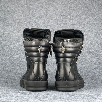 Chrome Hearts x Rick Owens Geobasket High 'Black'