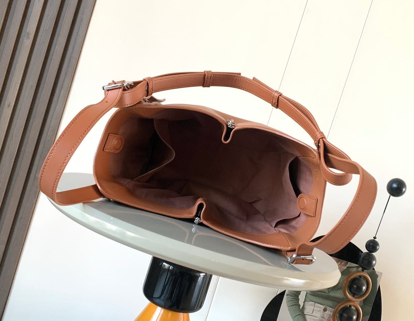 Loewe Hammock Bag 15 cm Camel Calfskin