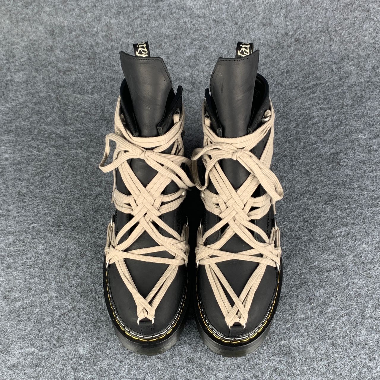 Dr. Martens x Rick Owens Wmns DRKSHDW 1460 Quad Sole Megalace Boot 'Black'