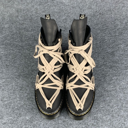 Dr. Martens x Rick Owens Wmns DRKSHDW 1460 Quad Sole Megalace Boot 'Black'