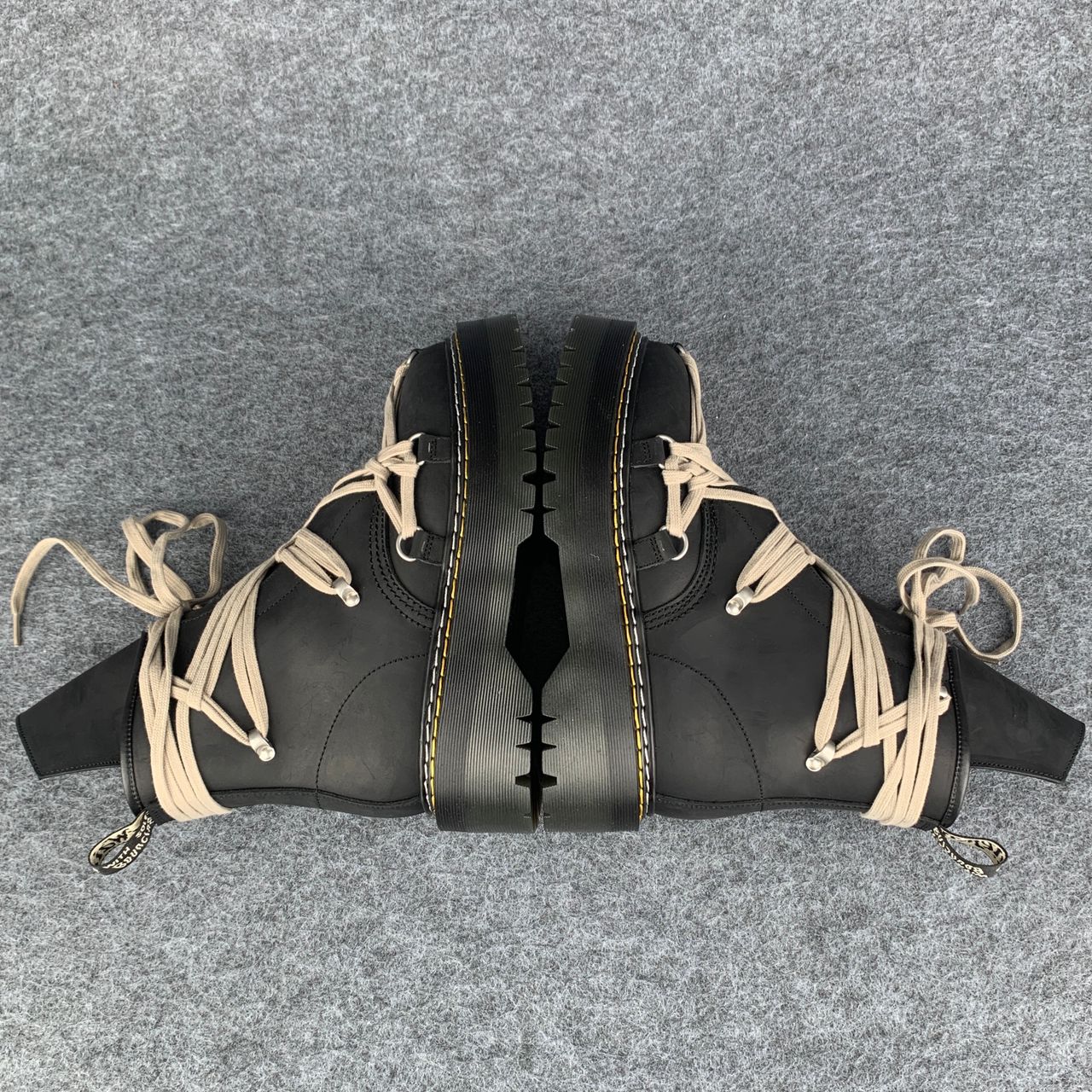 Dr. Martens x Rick Owens Wmns DRKSHDW 1460 Quad Sole Megalace Boot 'Black'
