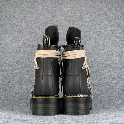 Dr. Martens x Rick Owens Wmns DRKSHDW 1460 Quad Sole Megalace Boot 'Black'