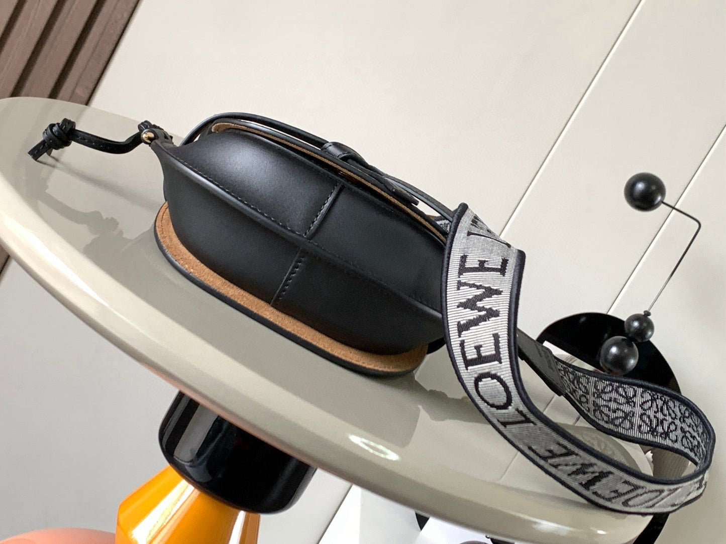 Loewe Mini Gate Dual Bag Black Calfskin
