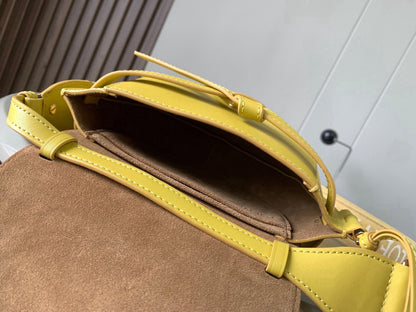 Loewe Mini Gate Dual Bag Yellow Calfskin