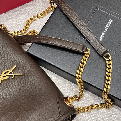 YSL Handbag 28 Taupe Pattern Lambskin