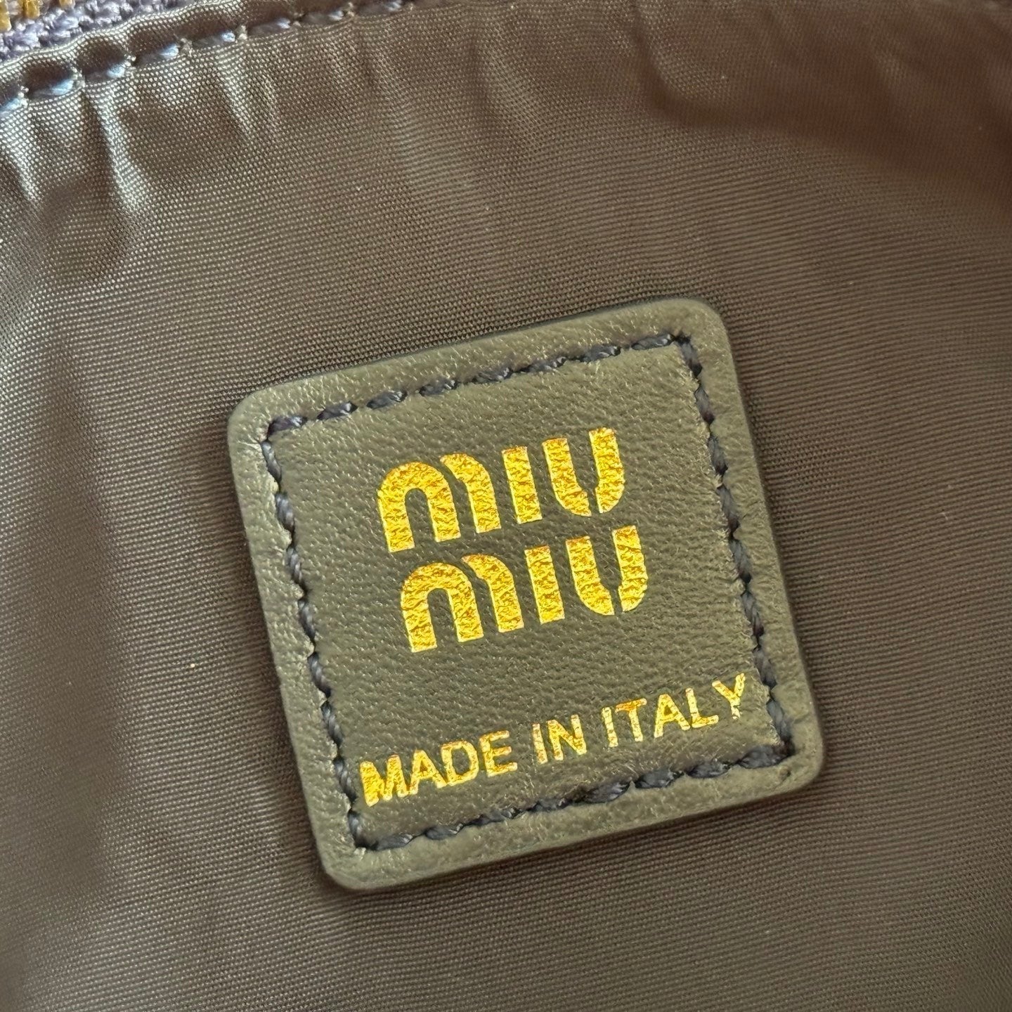 Miu Miu Adventure Nappa Canvas Bucket Bag 22 Blue in Fabric 285320
