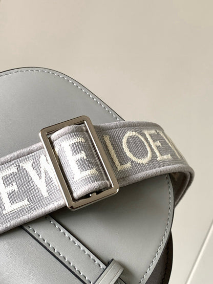 Loewe Mini Gate Dual Bag Light Grey Calfskin