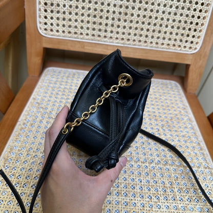 YSL Jamie Mini Crossbody Bag 16 Black Lambskin Gold Hardware