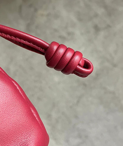 Flamenco Cluth Dark Burgundy Calfskin