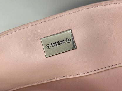 Balenciaga Medium Bag 35 Light Pink Calfskin Sliver Hardware