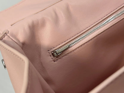 Balenciaga Medium Bag 35 Light Pink Calfskin Sliver Hardware