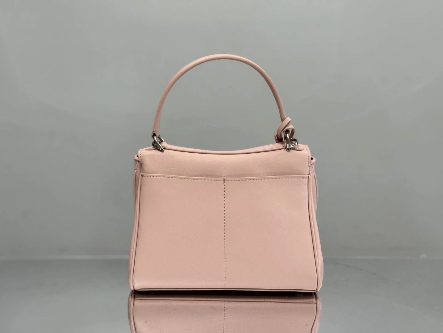 Balenciaga Mini Bag 22 Light Pink Calfskin Sliver Hardware