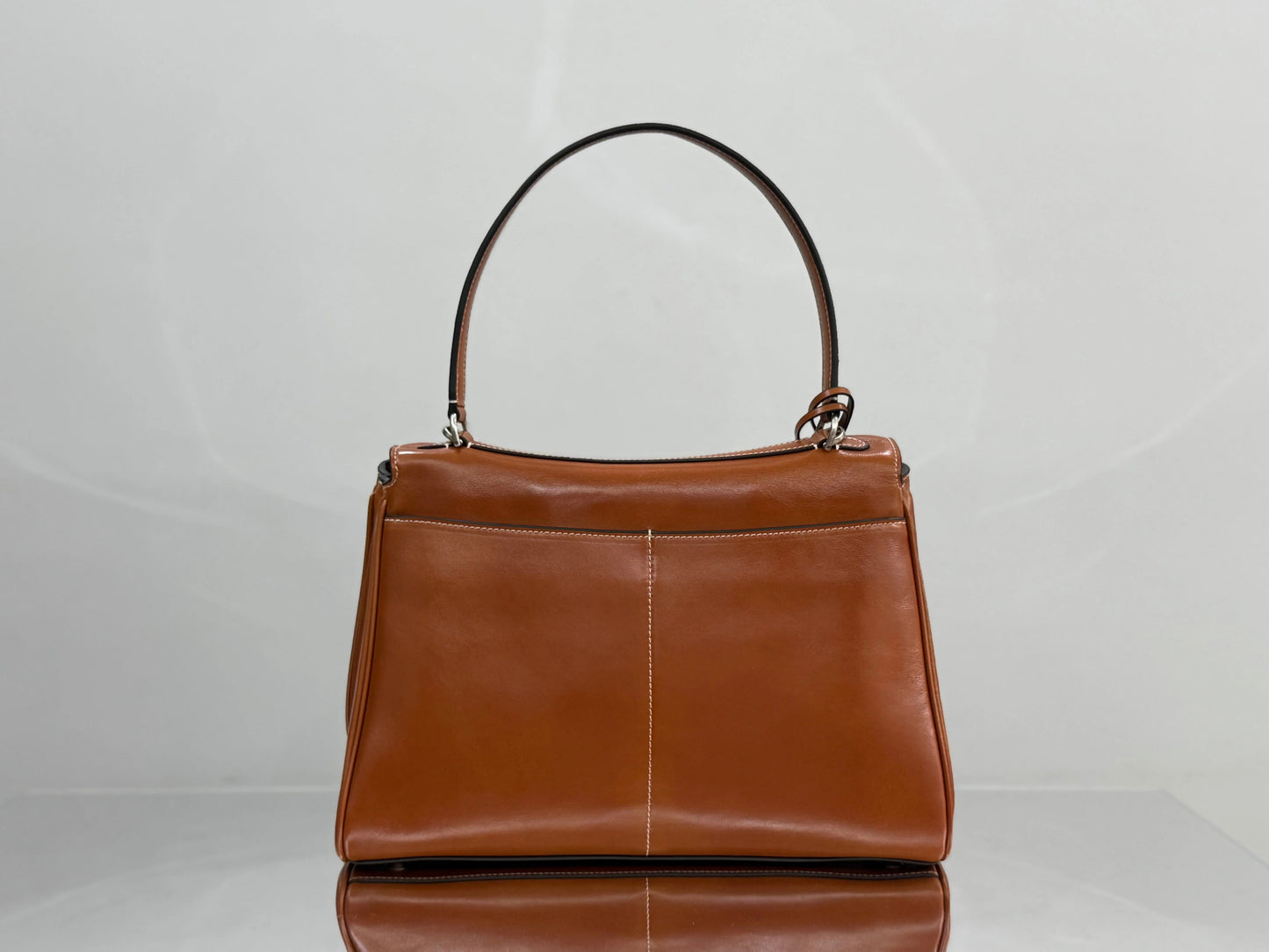 Balenciaga Medium Bag 35 Camel Brown Cowhide Sliver Hardware