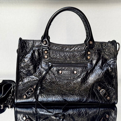 Balenciaga Le City Bag Black Lambskin