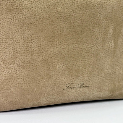 Loro Piana Bale Bag 36cm Beige Smooth Cow Leather