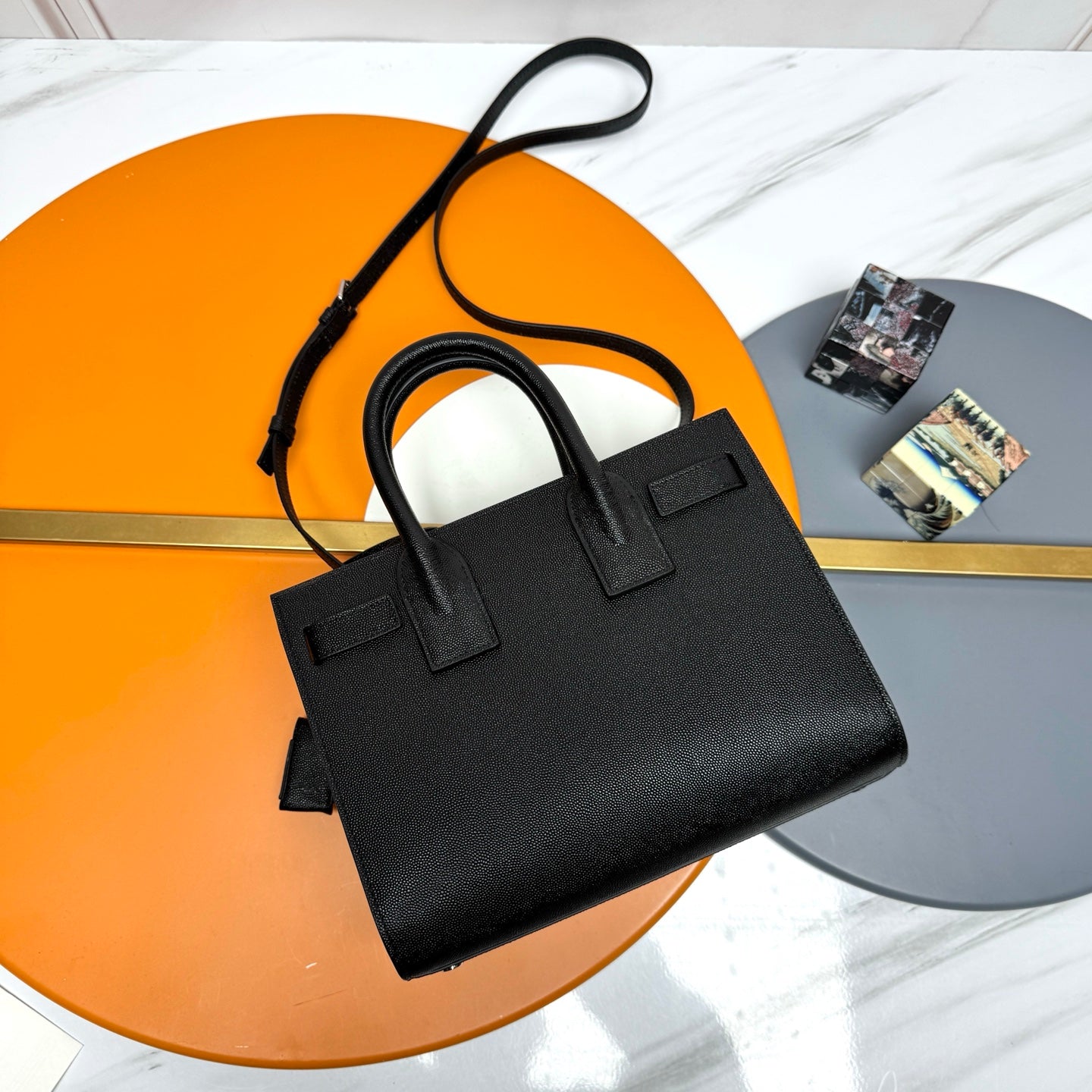 YSL Sac de Jour Baby 26cm Black Caviar 285787