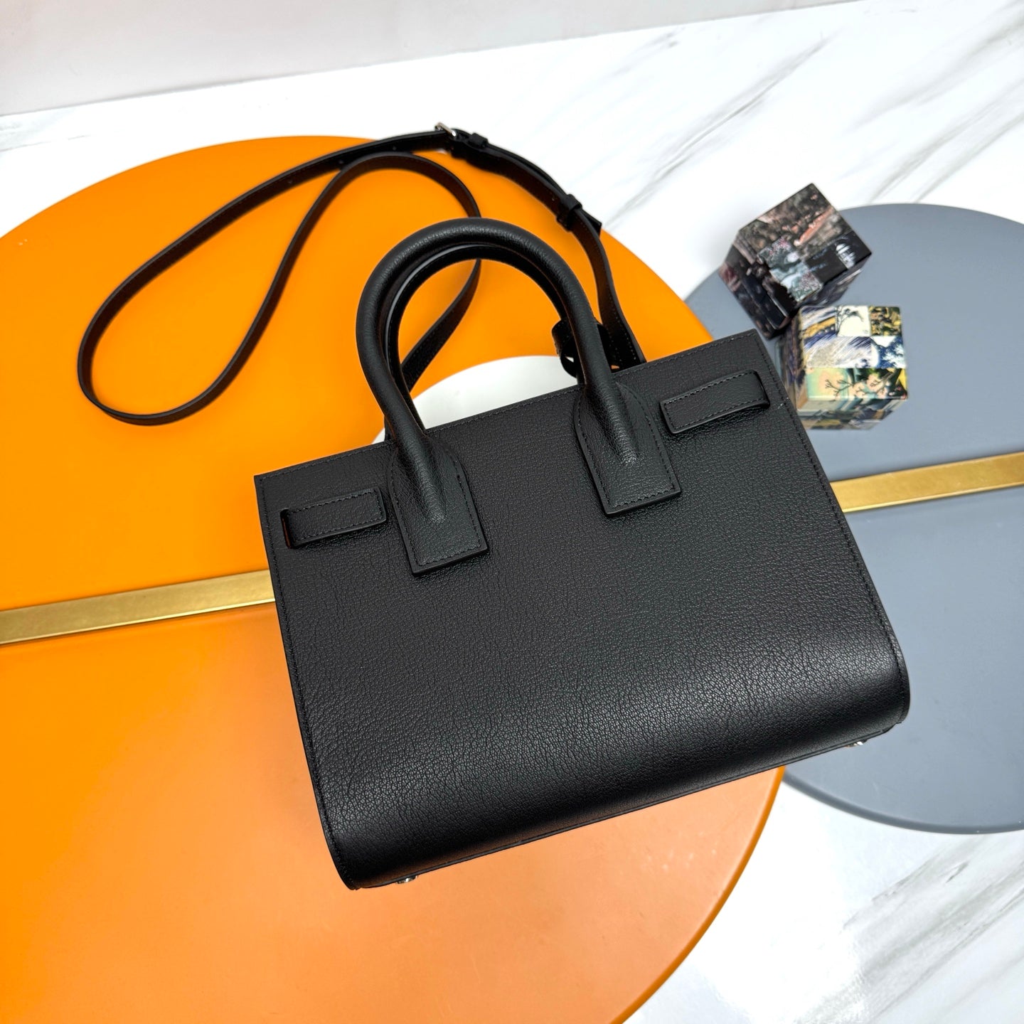 YSL Sac de Jour Baby 26cm Black Cowhide 285781