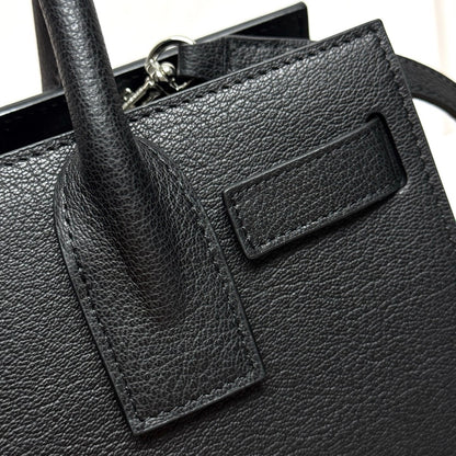 YSL Sac de Jour Baby 26cm Black Cowhide 285781
