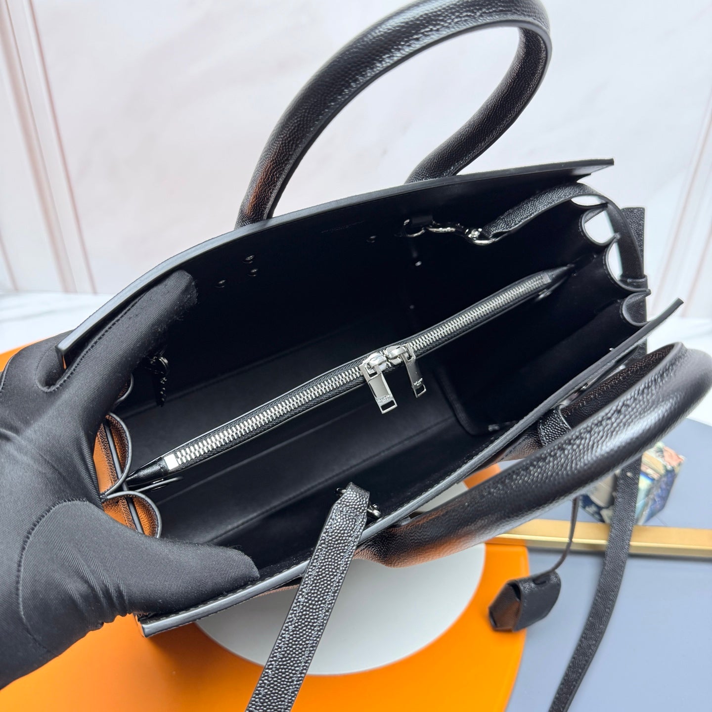 YSL Sac de Jour Baby 32cm Black Caviar 285785