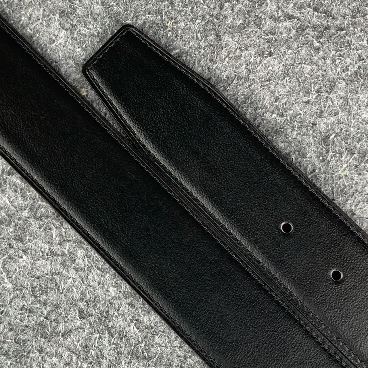 H Constance Reversible Leather Belt ´Black/Chocolate Brown´