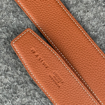 H Constance Reversible Leather Belt ´Black/Chocolate Brown´