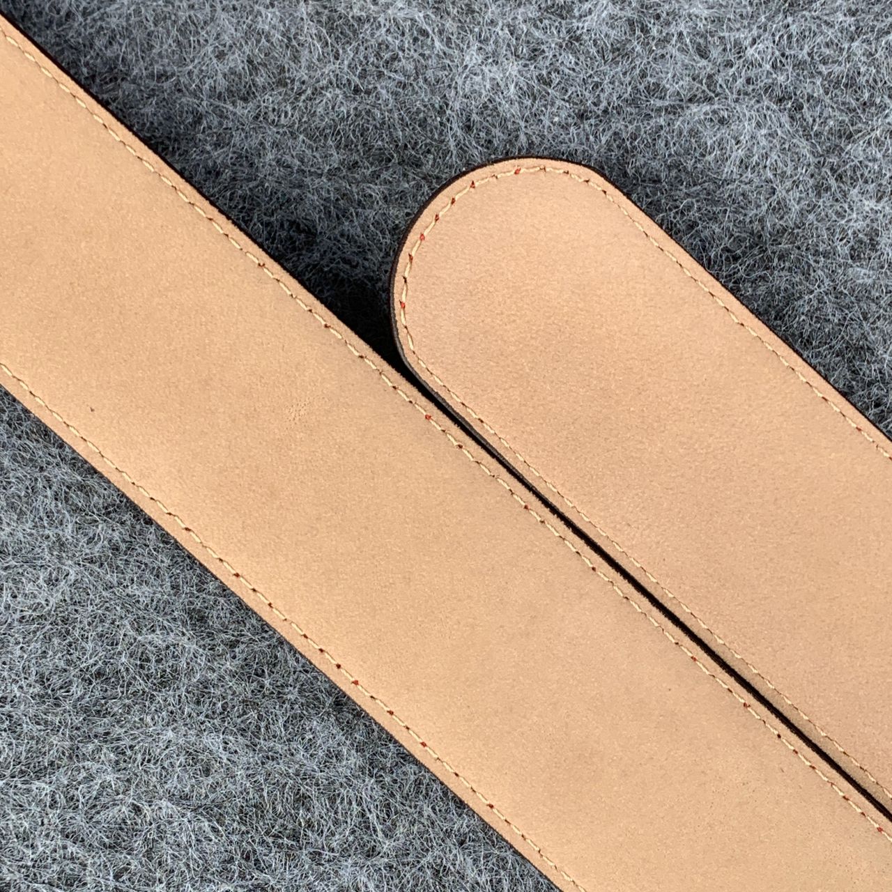 Guccissima Leather Interlocking G Belt Red Monogram