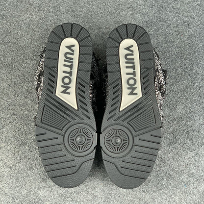 LV Skate Sneaker 'Black Swarovski Monogram'
