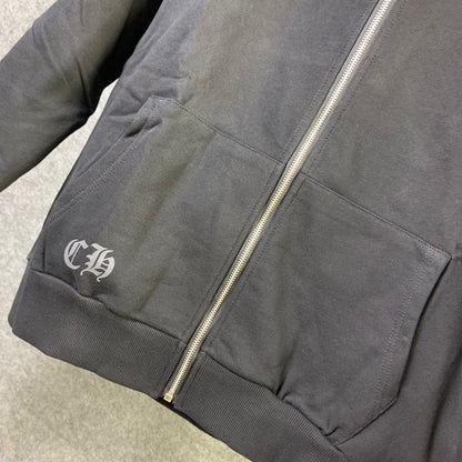 Chrome Hearts Las Vegas Exclusive Horse Shoe Zip Up Hoodie 'Black'