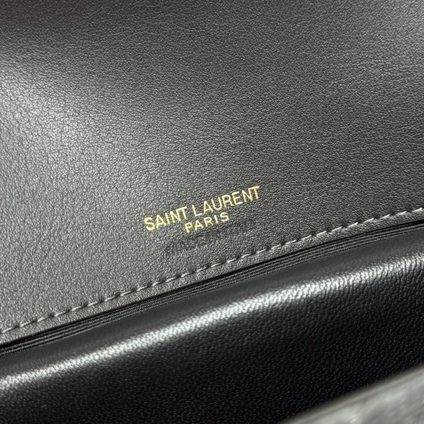 YSL Loulou Mini Bag 20cm Grey Suede 285675