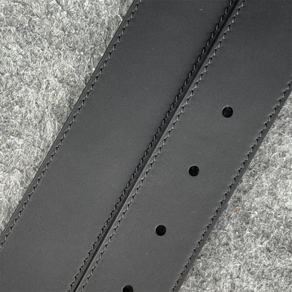 Ferragamo Gancini Leather Belt 'Black'