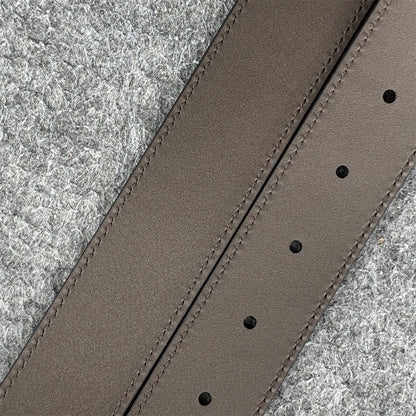 Ferragamo Gancini Leather Belt 'Black'