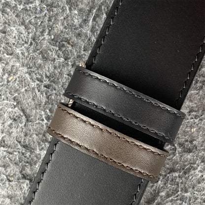 Ferragamo Gancini Leather Belt 'Black'