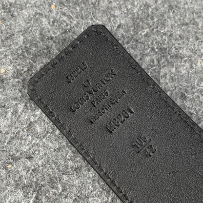 LV Initiales 40mm Reversible Belt 'Light Grey'