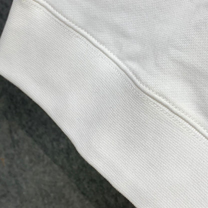 Prada Chenille Logo Sweatshirt 'White'
