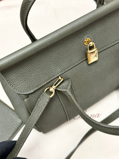 LP Loom L25 Ribbon Green Calfskin 282202