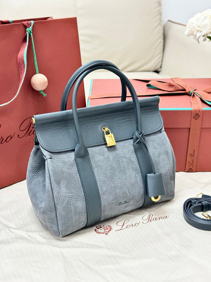 LP Loom L25 Blue-Green Cowhide Sheepskin 282196
