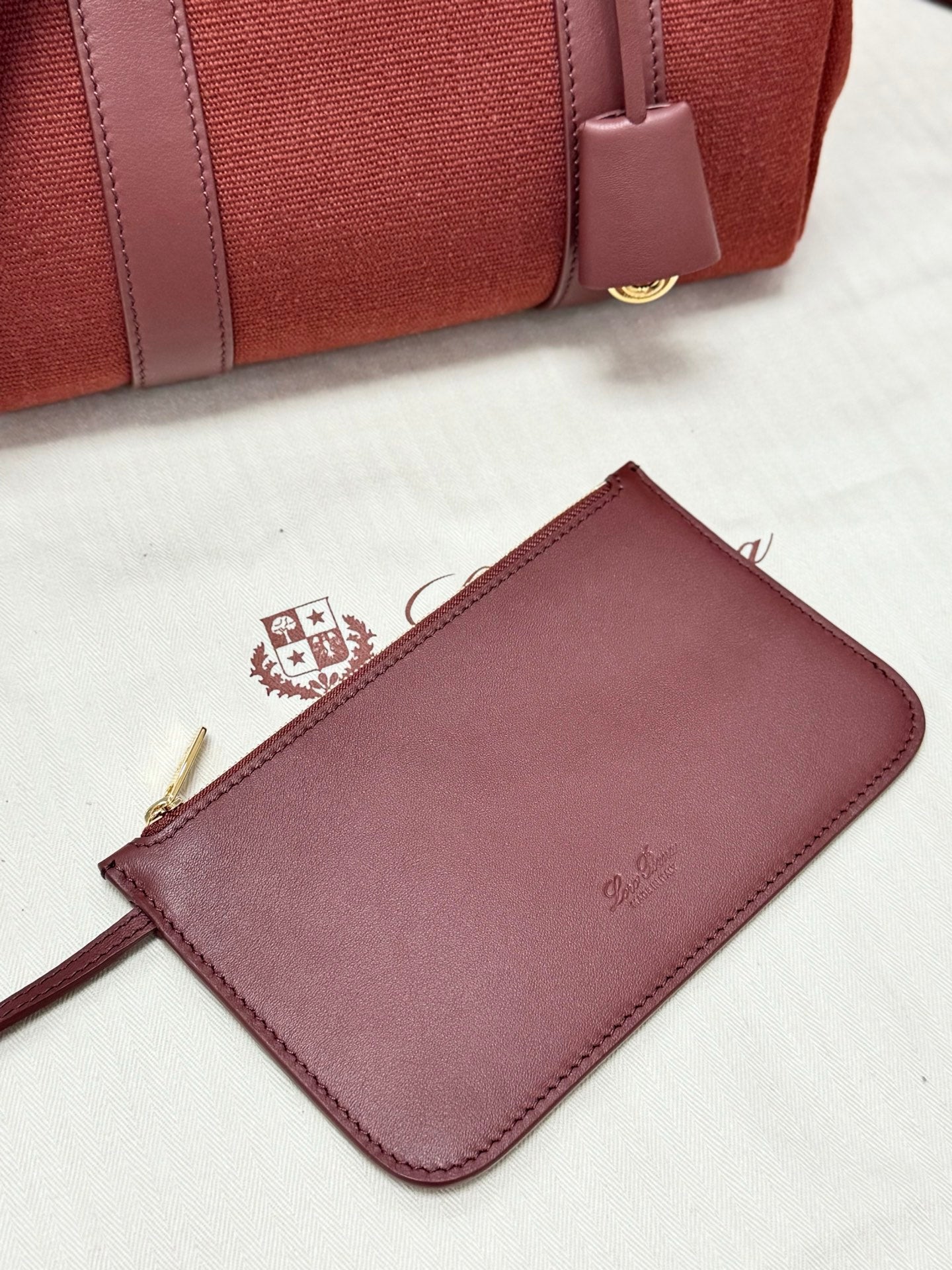 LP Loom L25 Burgundy Calfskin Canvas 282194