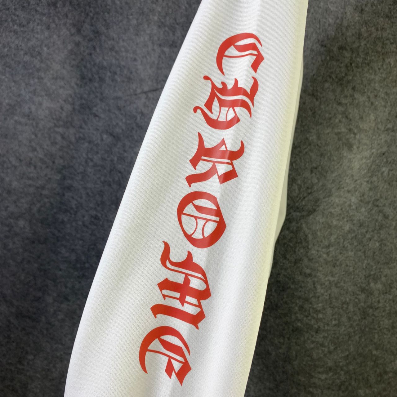Chrome Hearts Made In Hollywood Plus Cross Long-Sleeve T-Shirt 'White/Red'