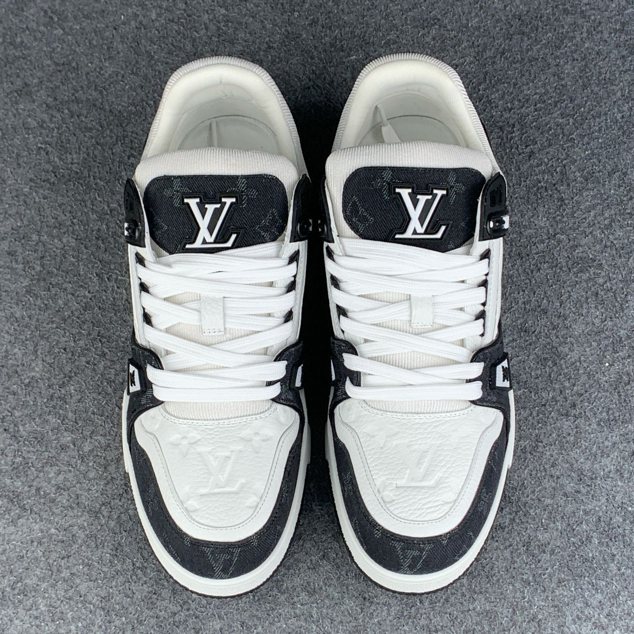 LV Trainer 'Black Monogram Denim'